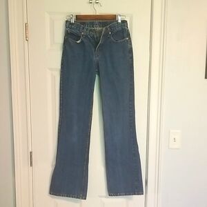 Jordache Blue Flare Wide Leg Jeans, Size 5/6, 100% Cotton